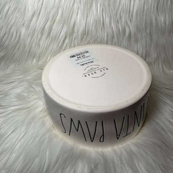 Rae Dunn Santa Paws Pet Bowl - Picture 3 of 3
